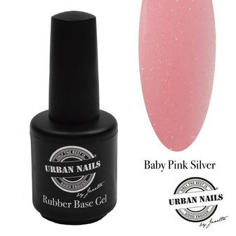 Rubber Base Baby Pink Silver